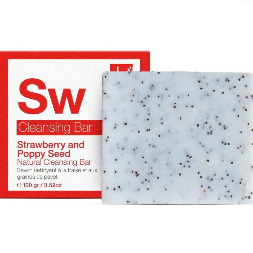 Dr. Botanicals Strawberry & Poppy seed Cleansing Bar 100g/3.52 OZ